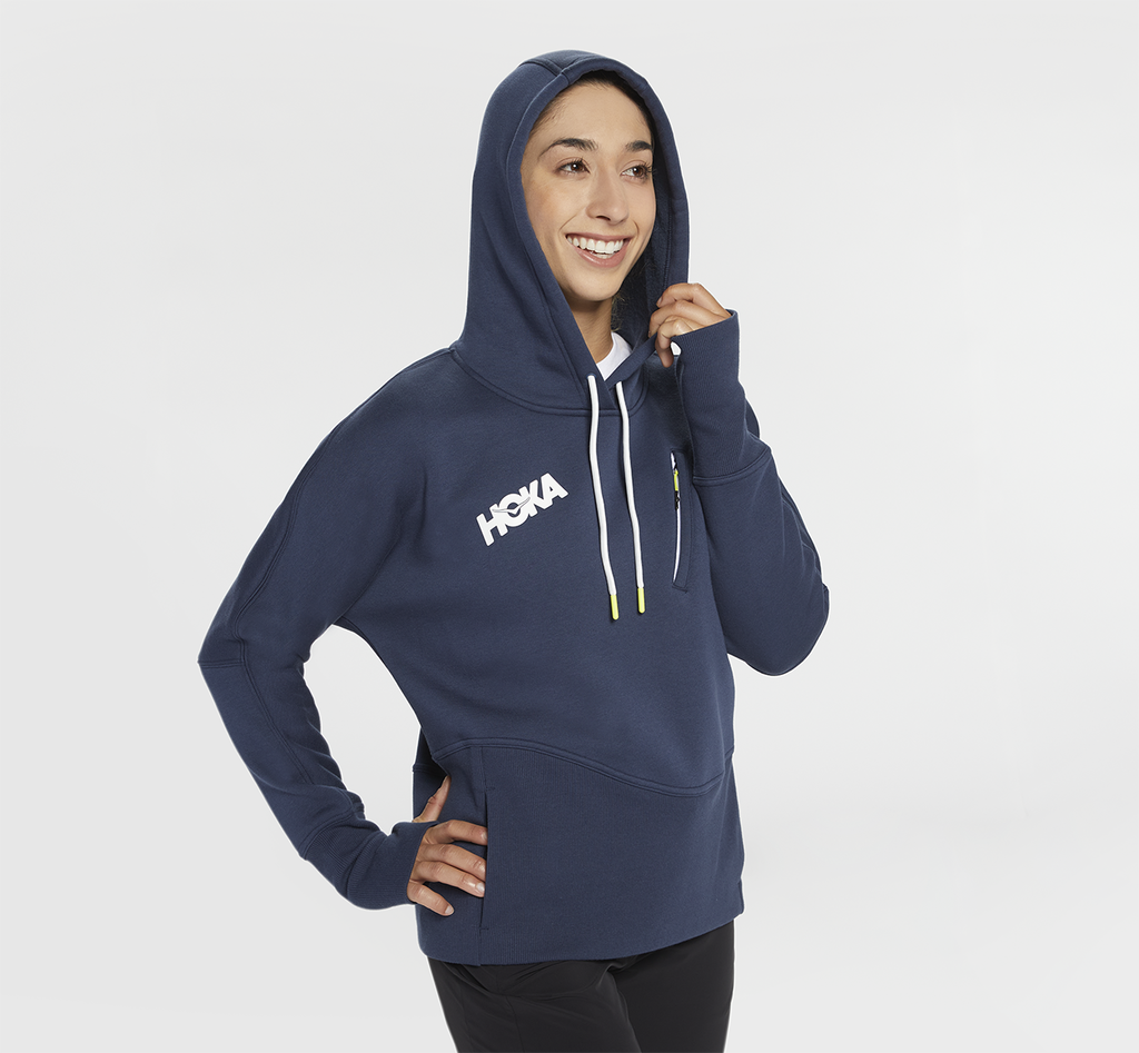 Hoodie - Moonlit Ocean - Women Hoodie - Navy Blue,Australia CTX-172089